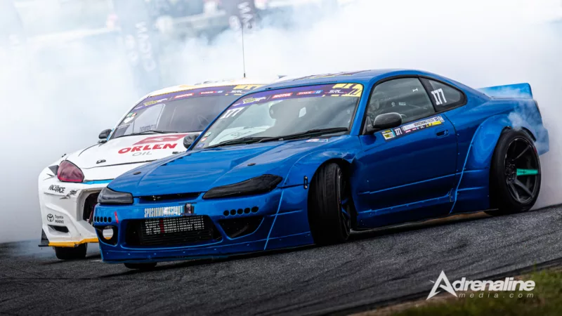 Toyota GR86 - Kuba Przygoński & Nissan 200sx s15 - Doroziński Fabian (27-28.09.2025 IV Runda Driftingowe Mistrzostwa Polski 2025)